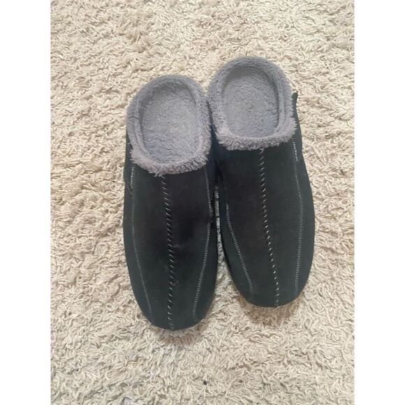 Orthofeet Men's Orthopedic Clog Slippers Black Asheville Casual Slip-On - Picture 7 of 8